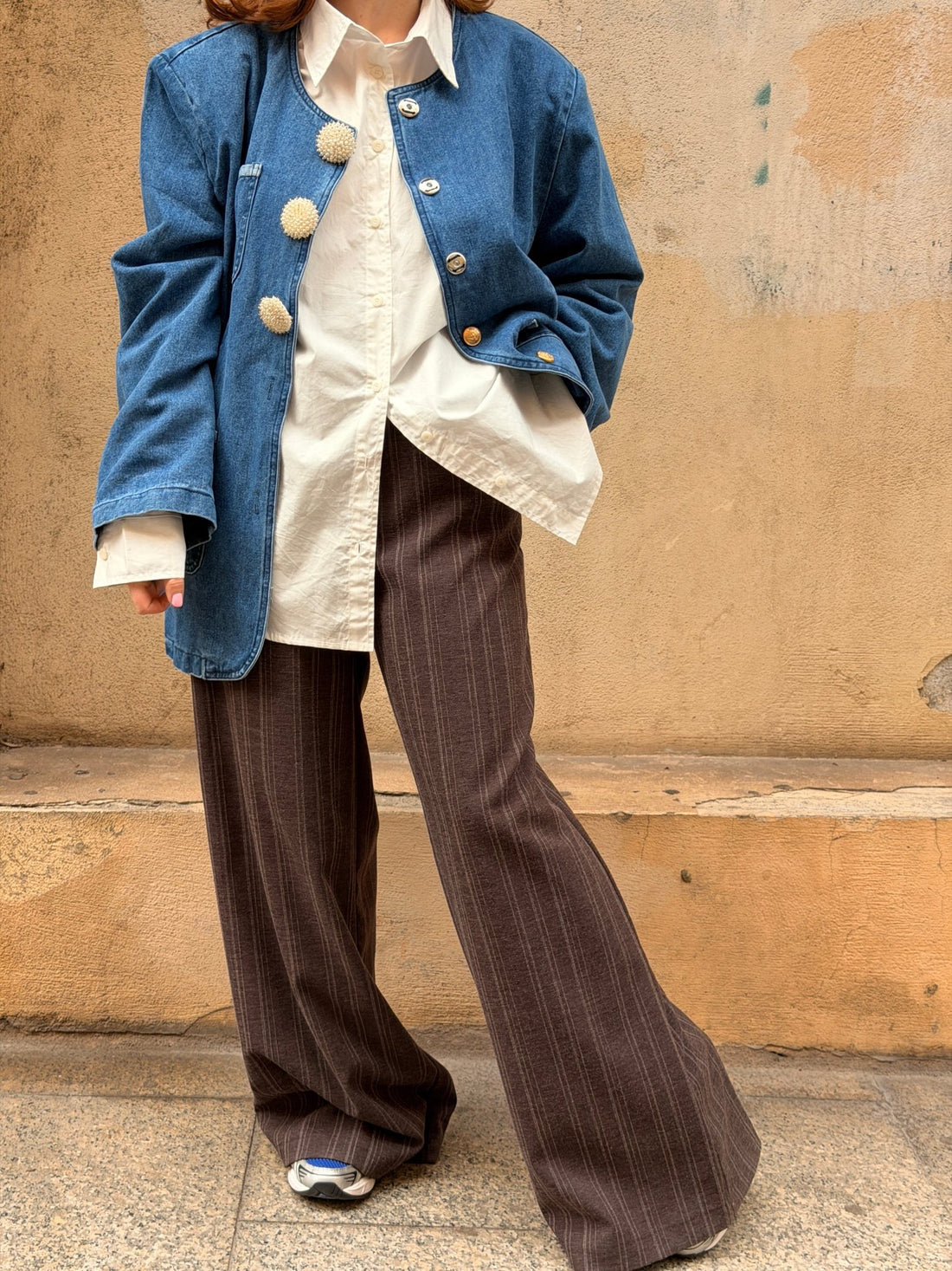 Pantalon Lucas bordeaux - Léone