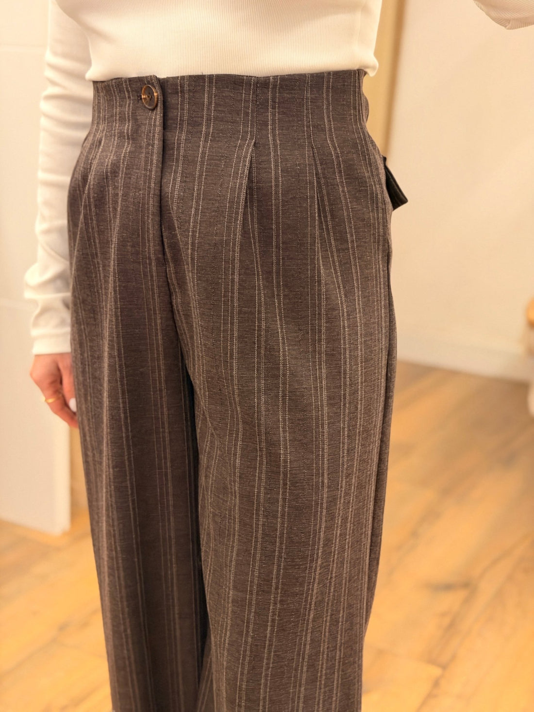 Pantalon Lucas bordeaux - Léone