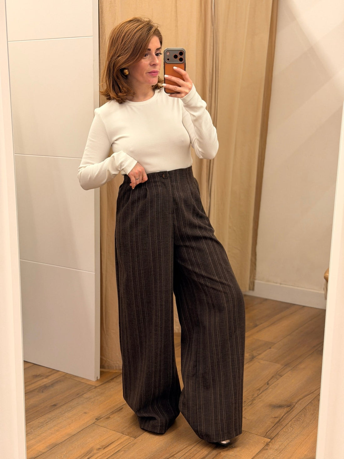 Pantalon Lucas bordeaux - Léone