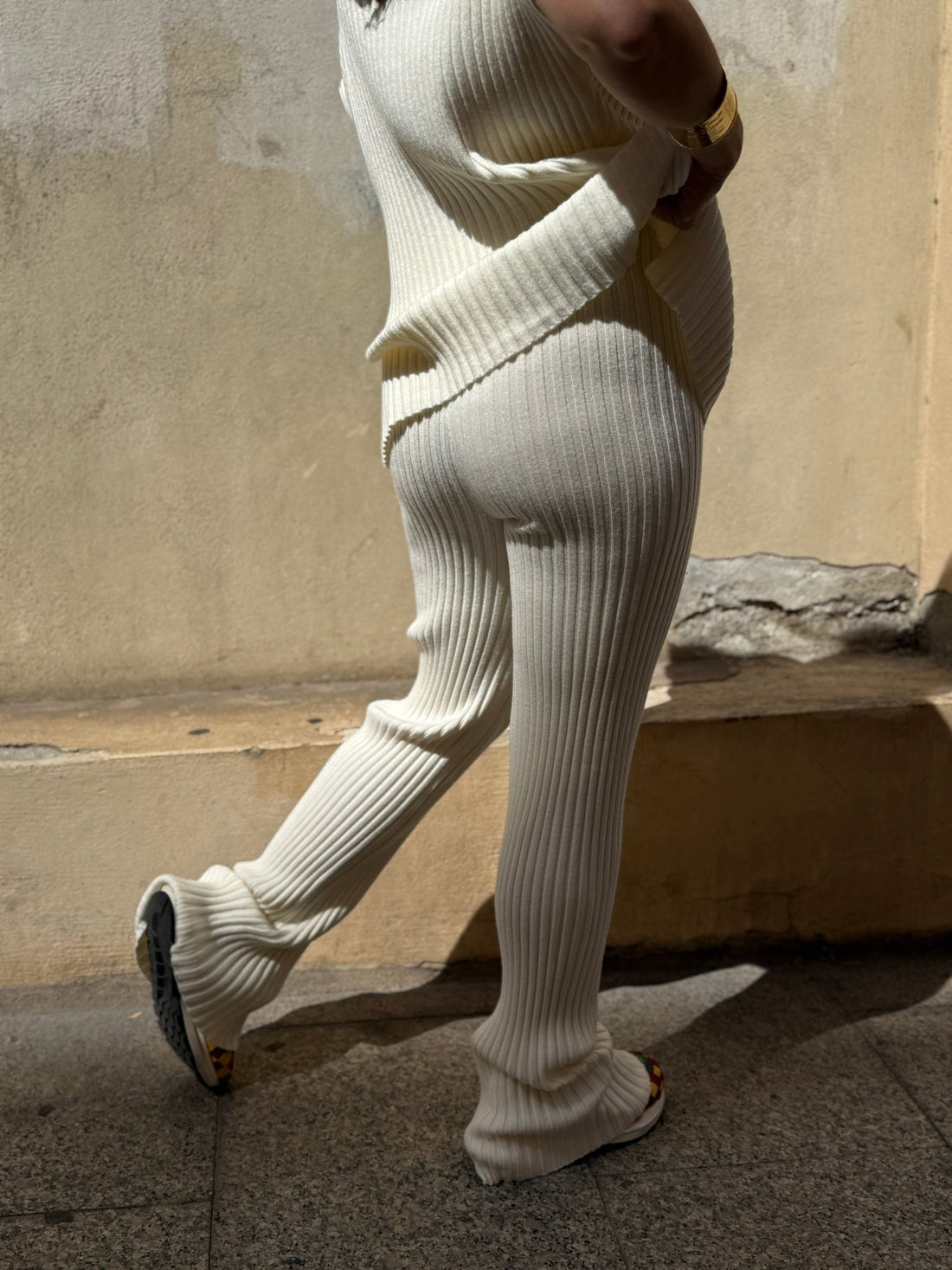 Pantalon Lucas écru - Léone