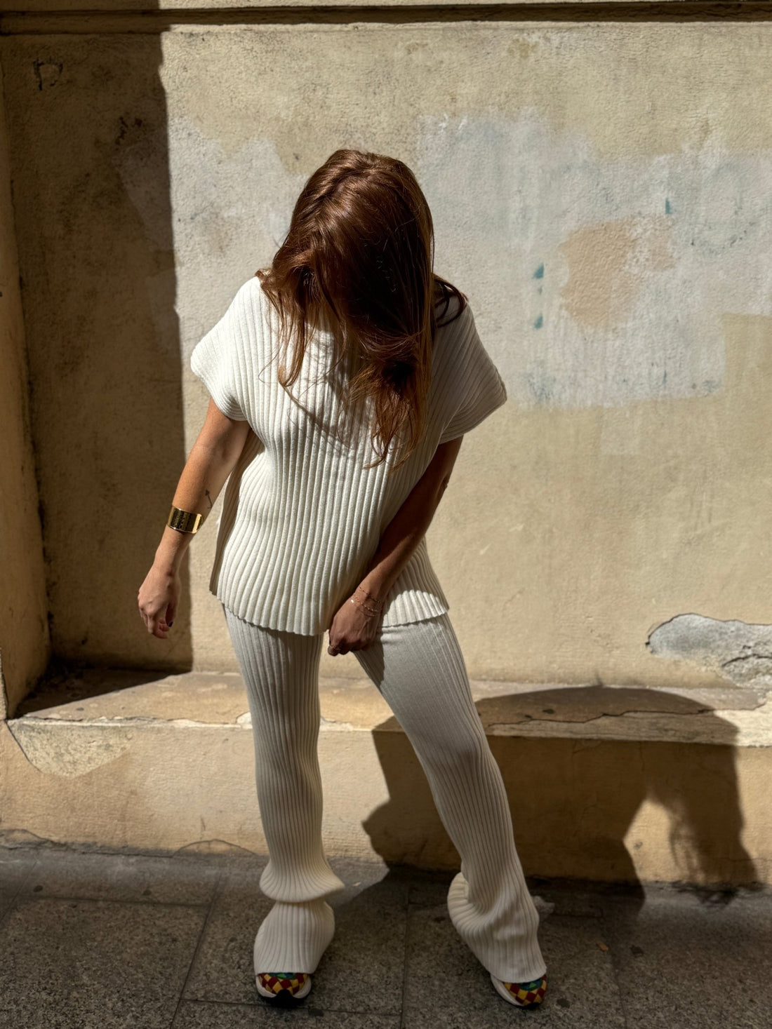 Pantalon Lucas écru - Léone