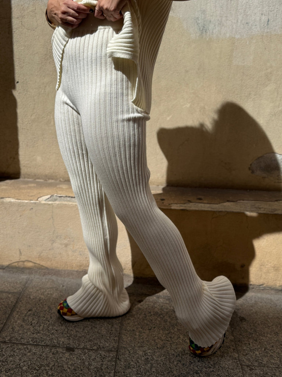 Pantalon Lucas écru - Léone