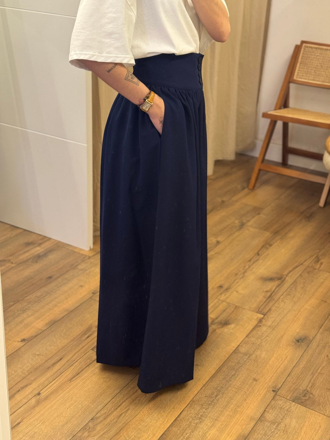 Pantalon Luna bleu - Léone