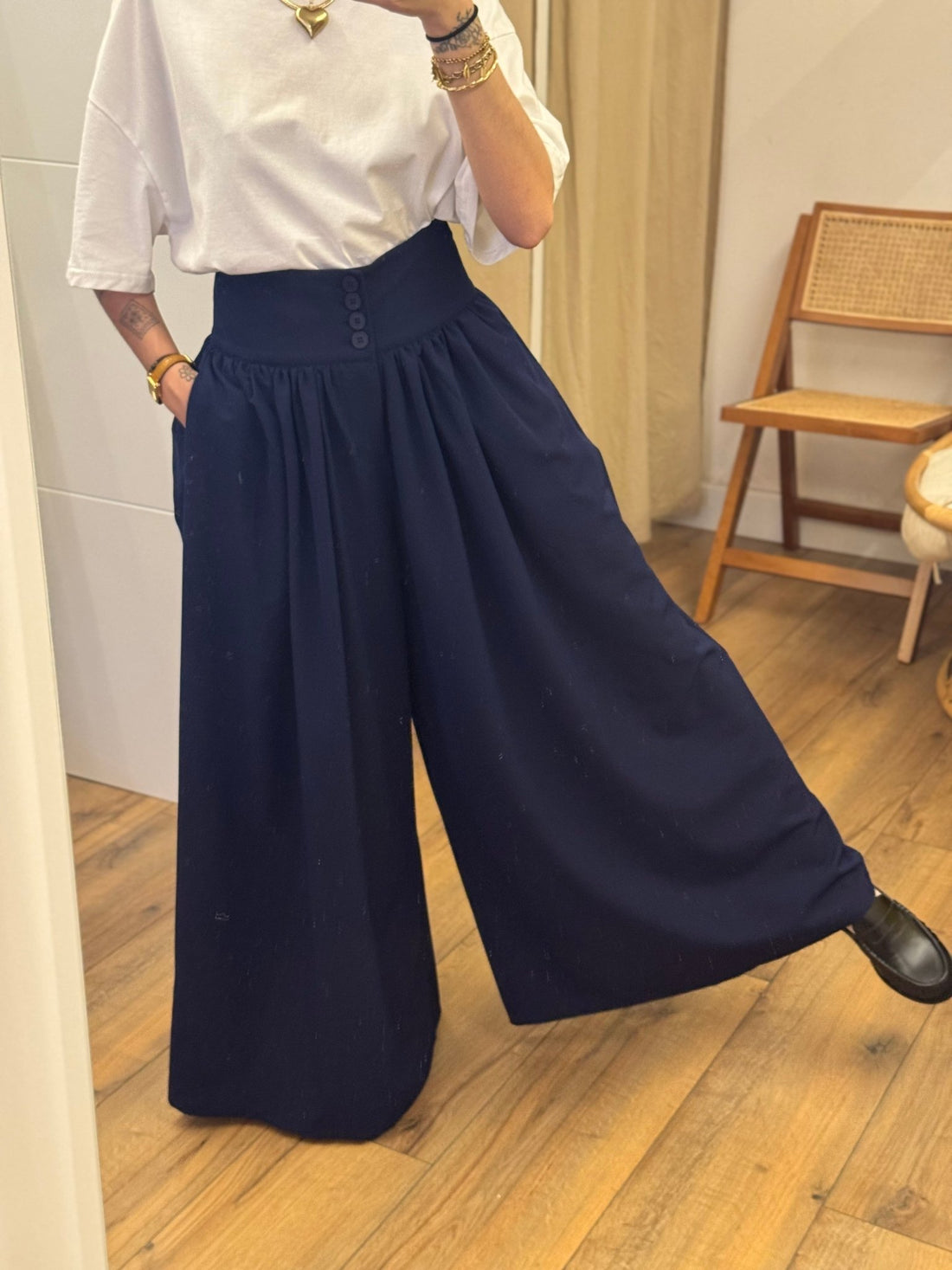 Pantalon Luna bleu - Léone