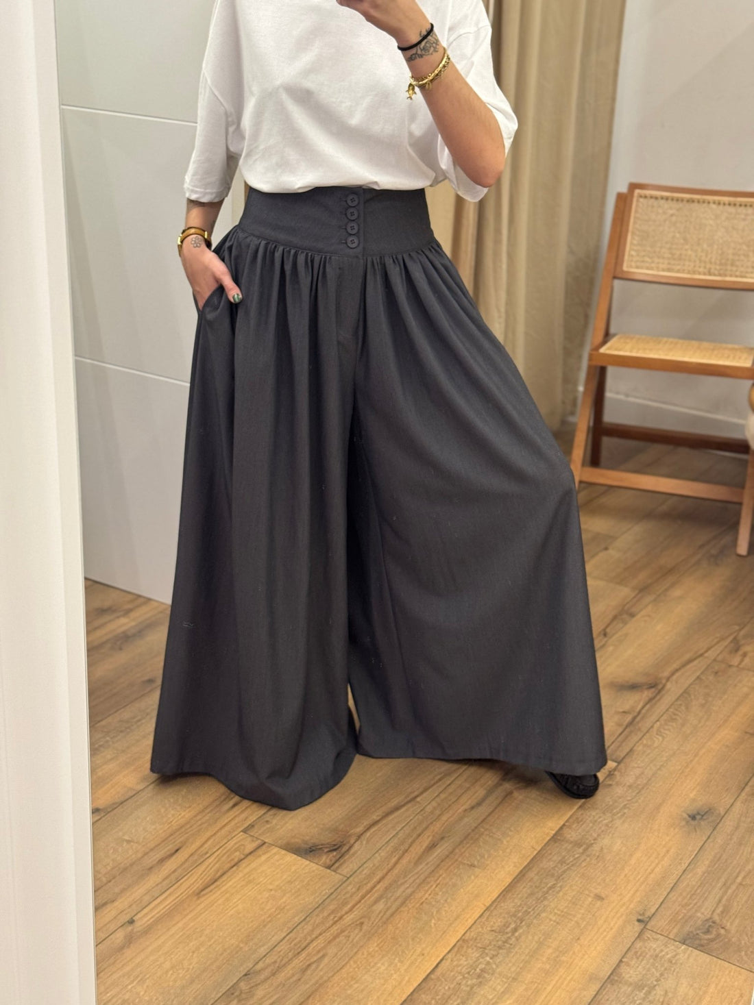 Pantalon Luna gris - Léone