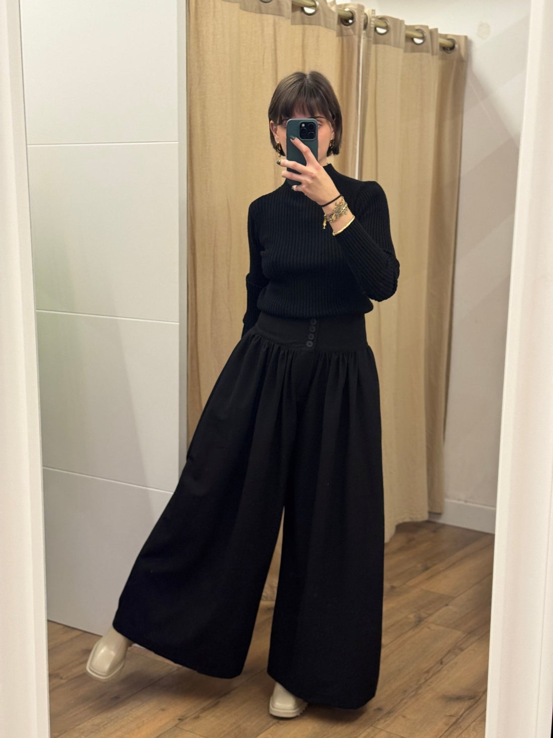 Pantalon Luna noir - Léone