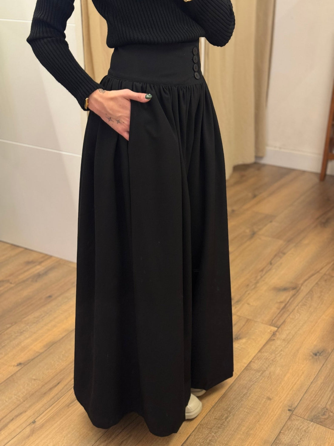 Pantalon Luna noir - Léone