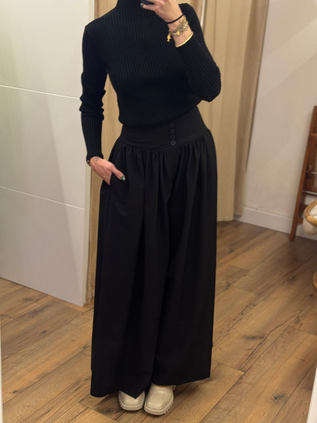 Pantalon Luna noir - Léone