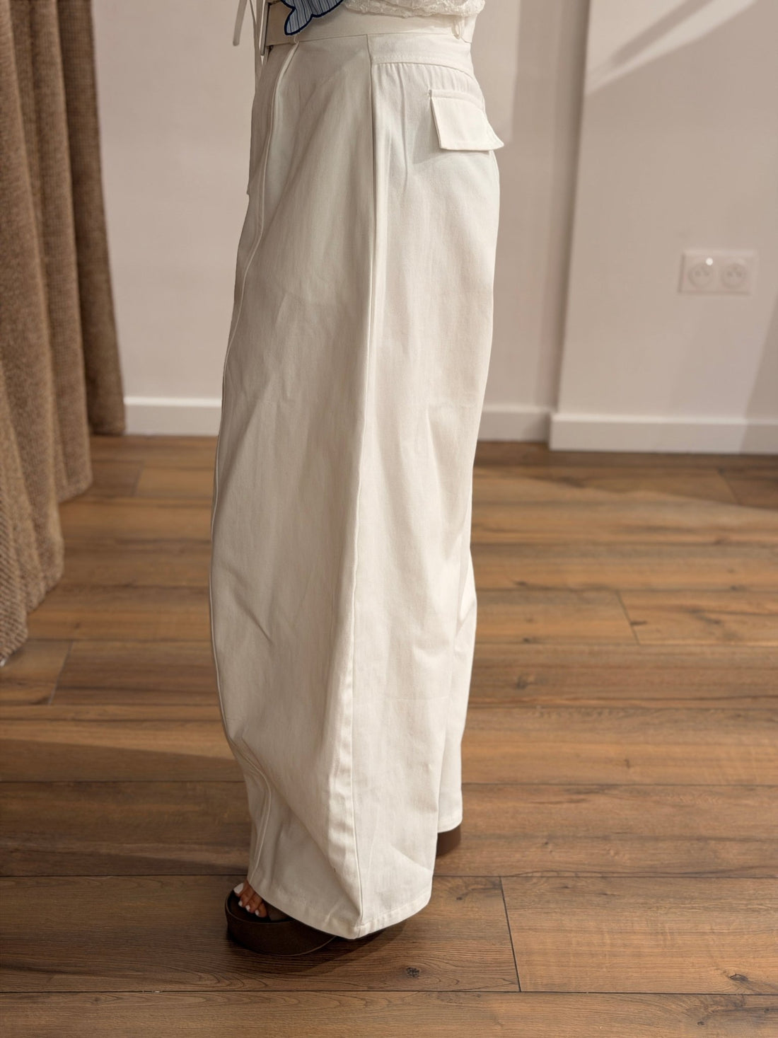 Pantalon Milane blanc - Léone
