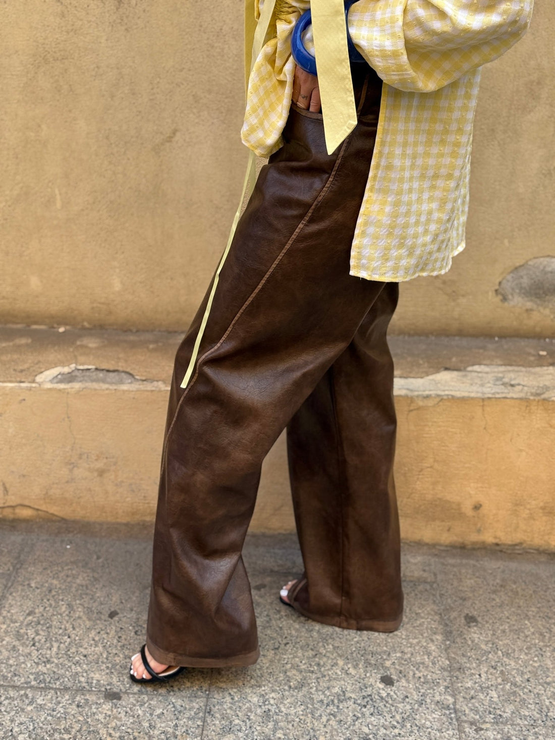 Pantalon Moé marron - Léone