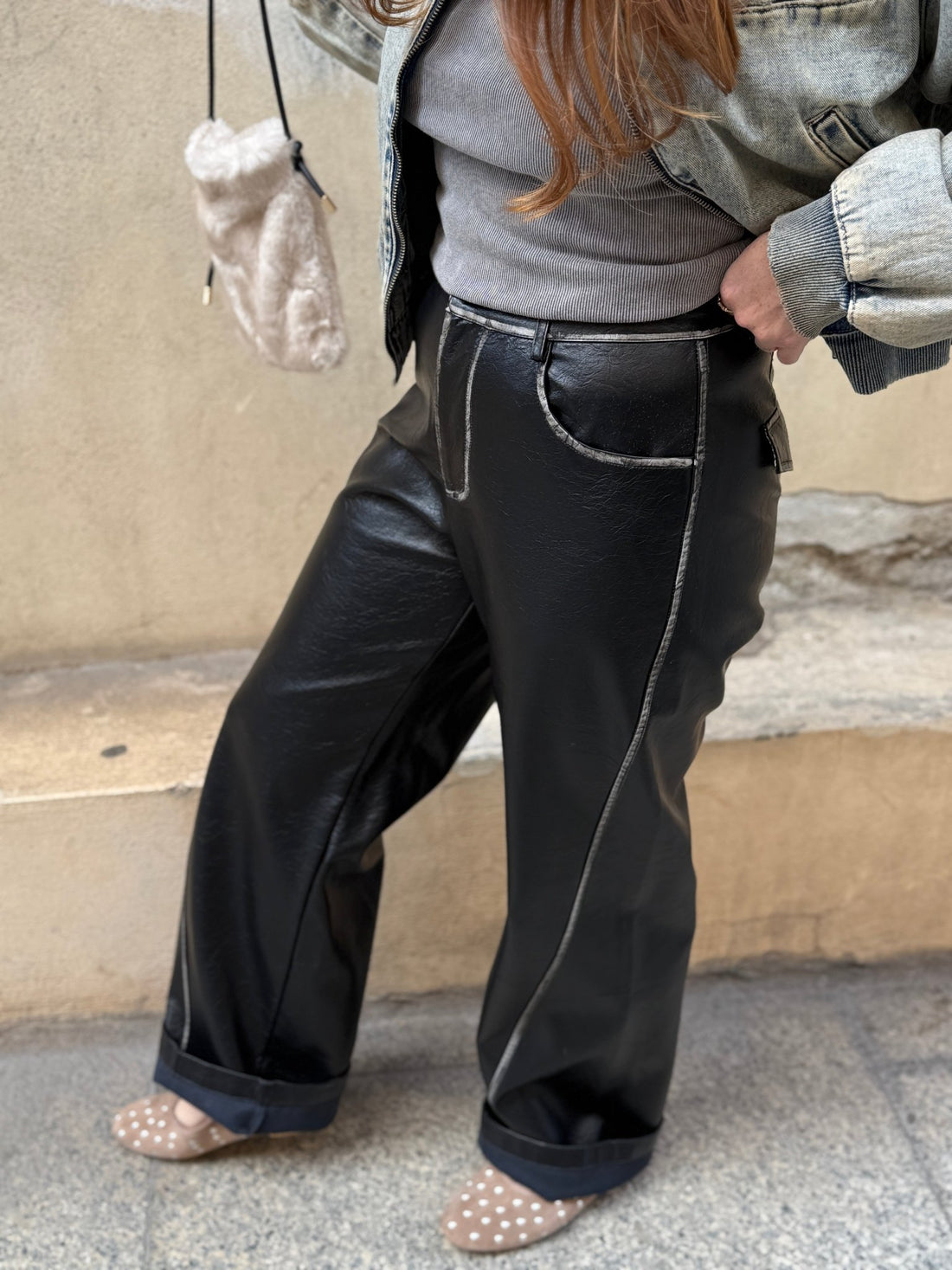 Pantalon Moé noir - Léone