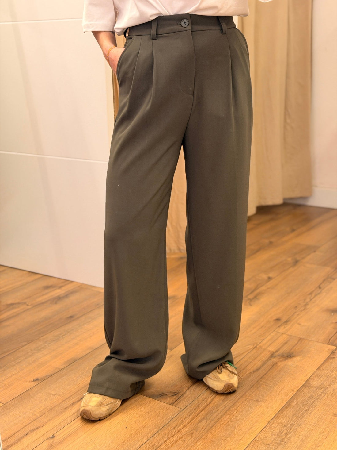 Pantalon Mozar kaki - Léone