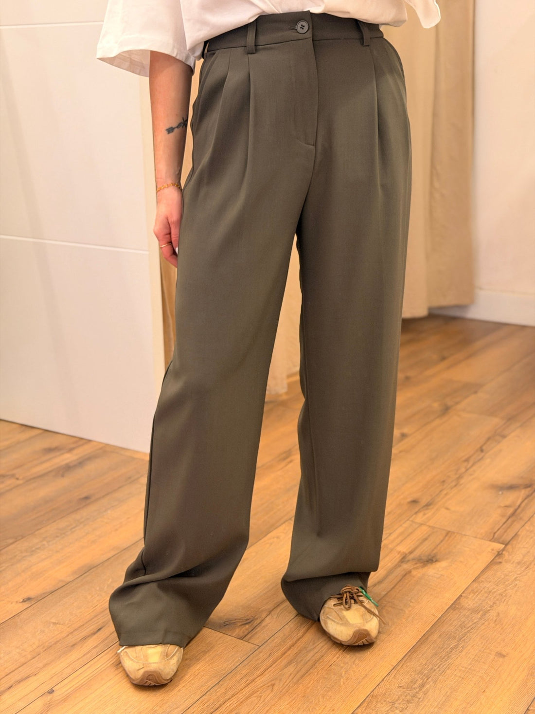 Pantalon Mozar kaki - Léone