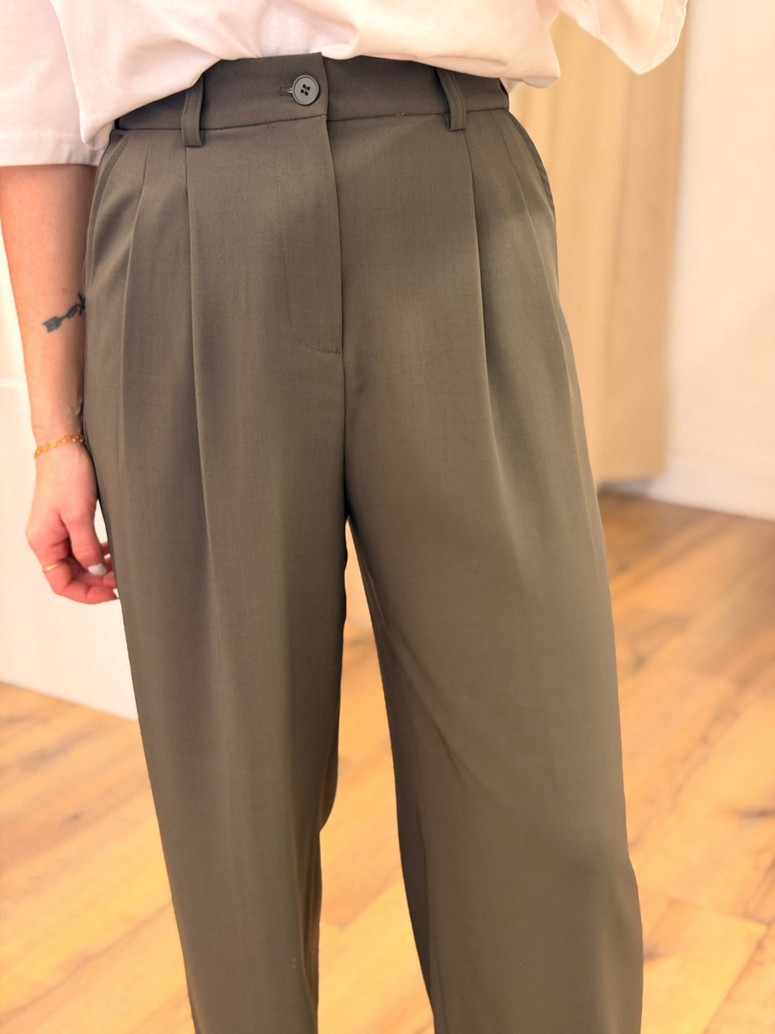 Pantalon Mozar kaki - Léone