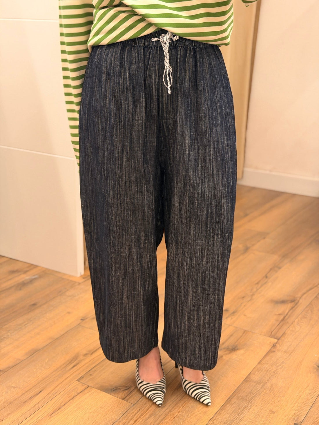 Pantalon Nickie bleu - Léone