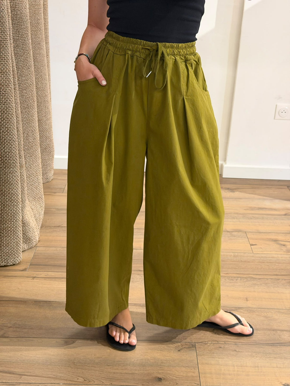 Pantalon olive Marc - Léone