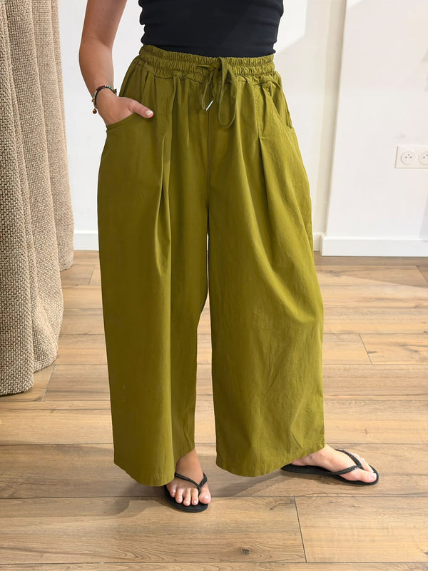 Pantalon olive Marc - Léone