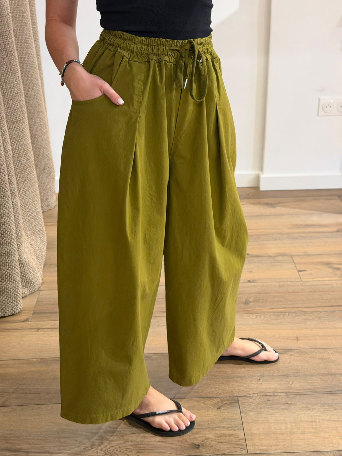 Pantalon olive Marc - Léone