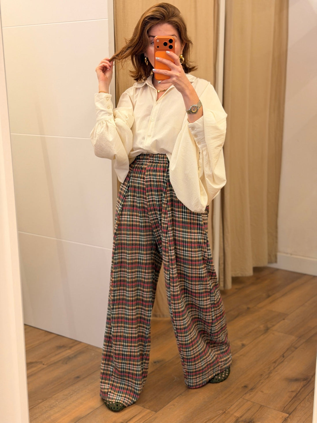 Pantalon Olivia kaki - Léone