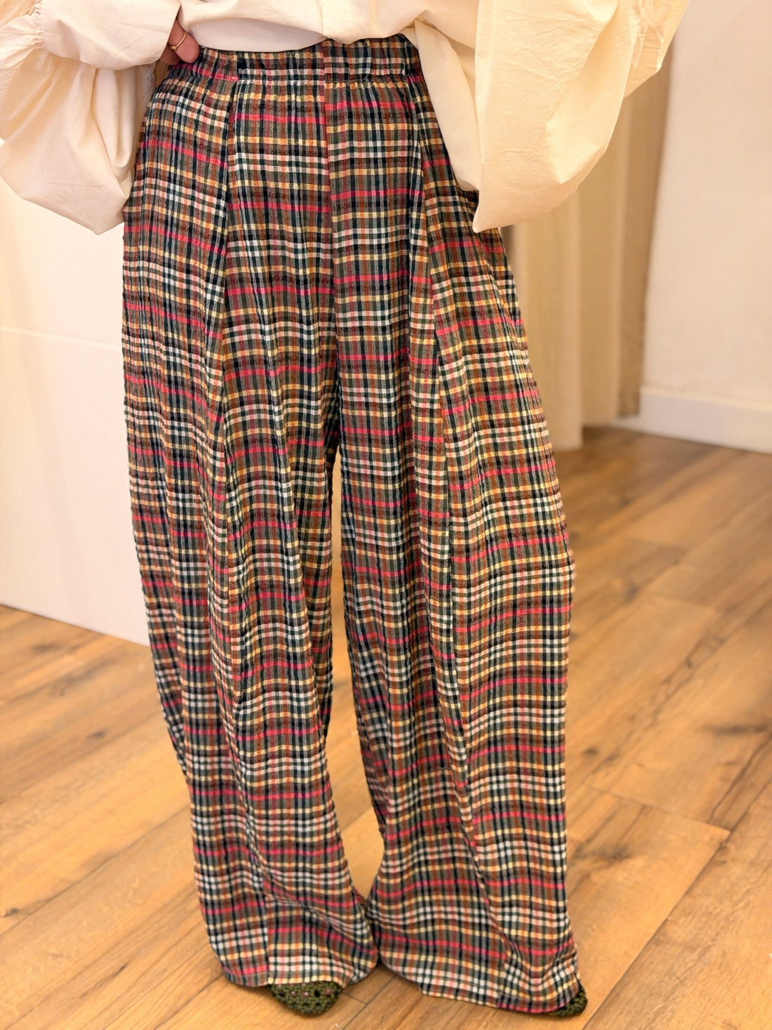 Pantalon Olivia kaki - Léone