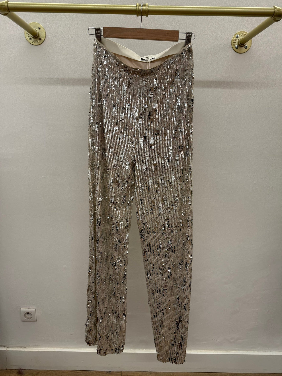 Pantalon oris beige - Léone