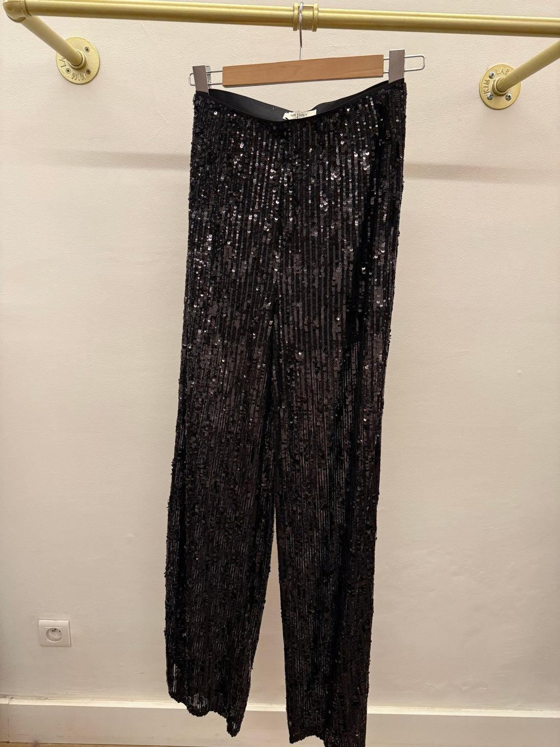 Pantalon oris noir - Léone
