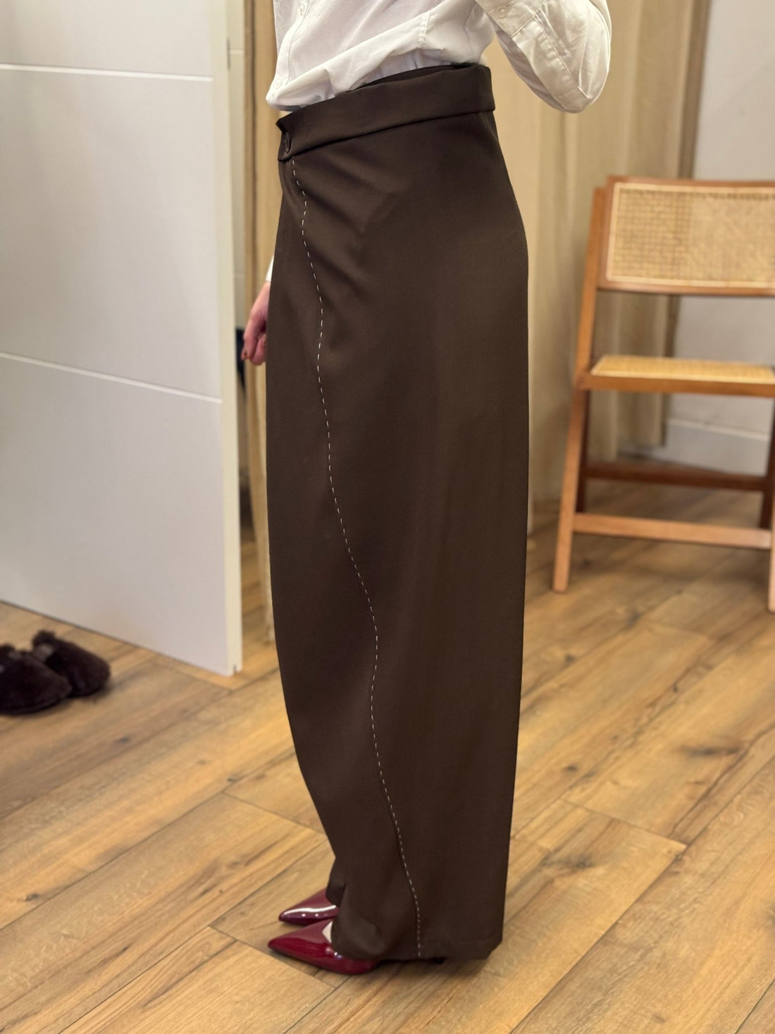 Pantalon samy marron - Léone