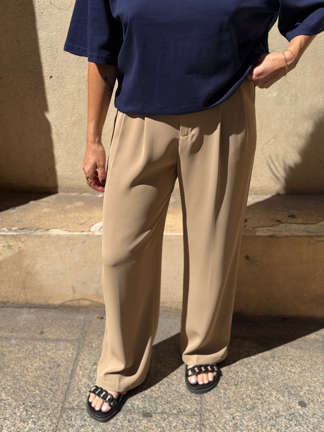 Pantalon Théo beige - Léone