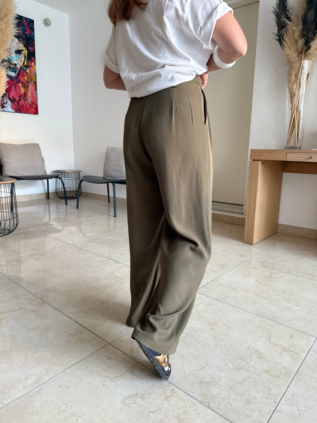 Pantalon Théo kaki - Léone