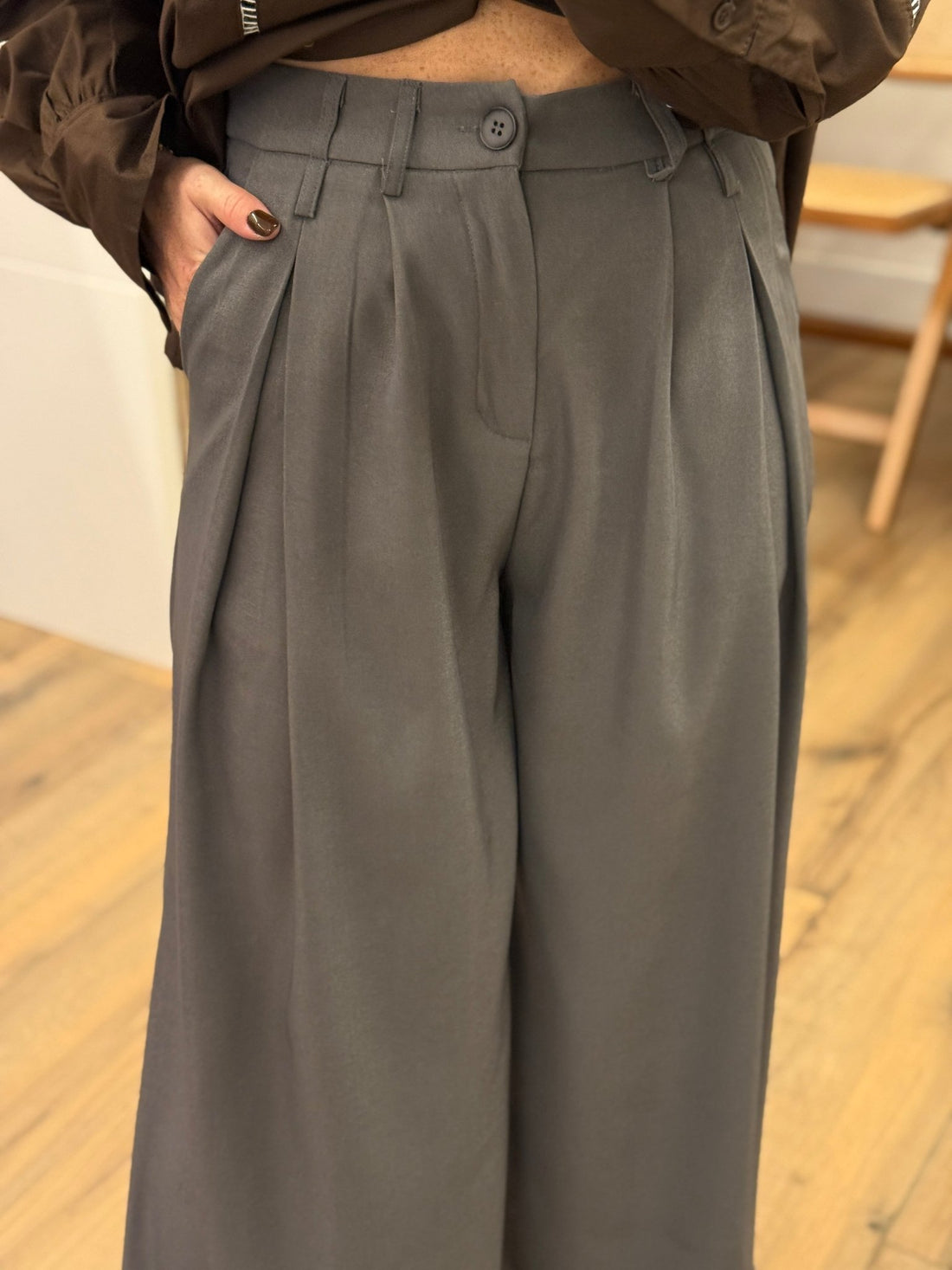 Pantalon Willo gris - Léone