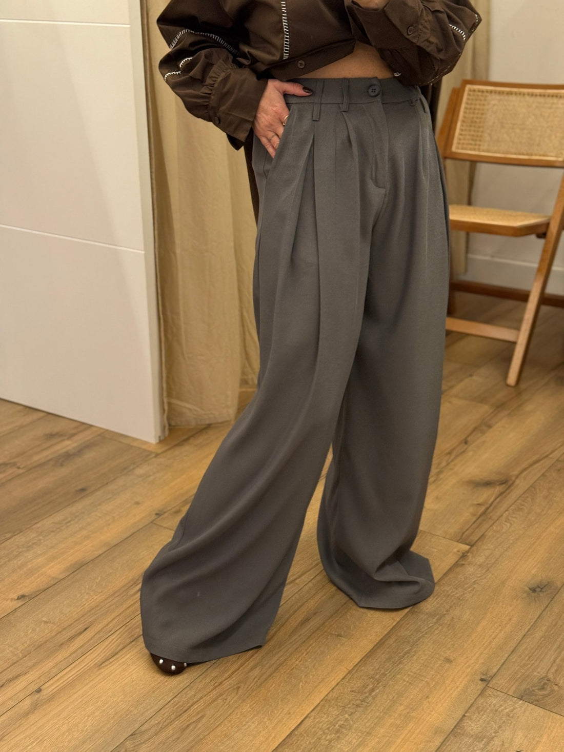 Pantalon Willo gris - Léone