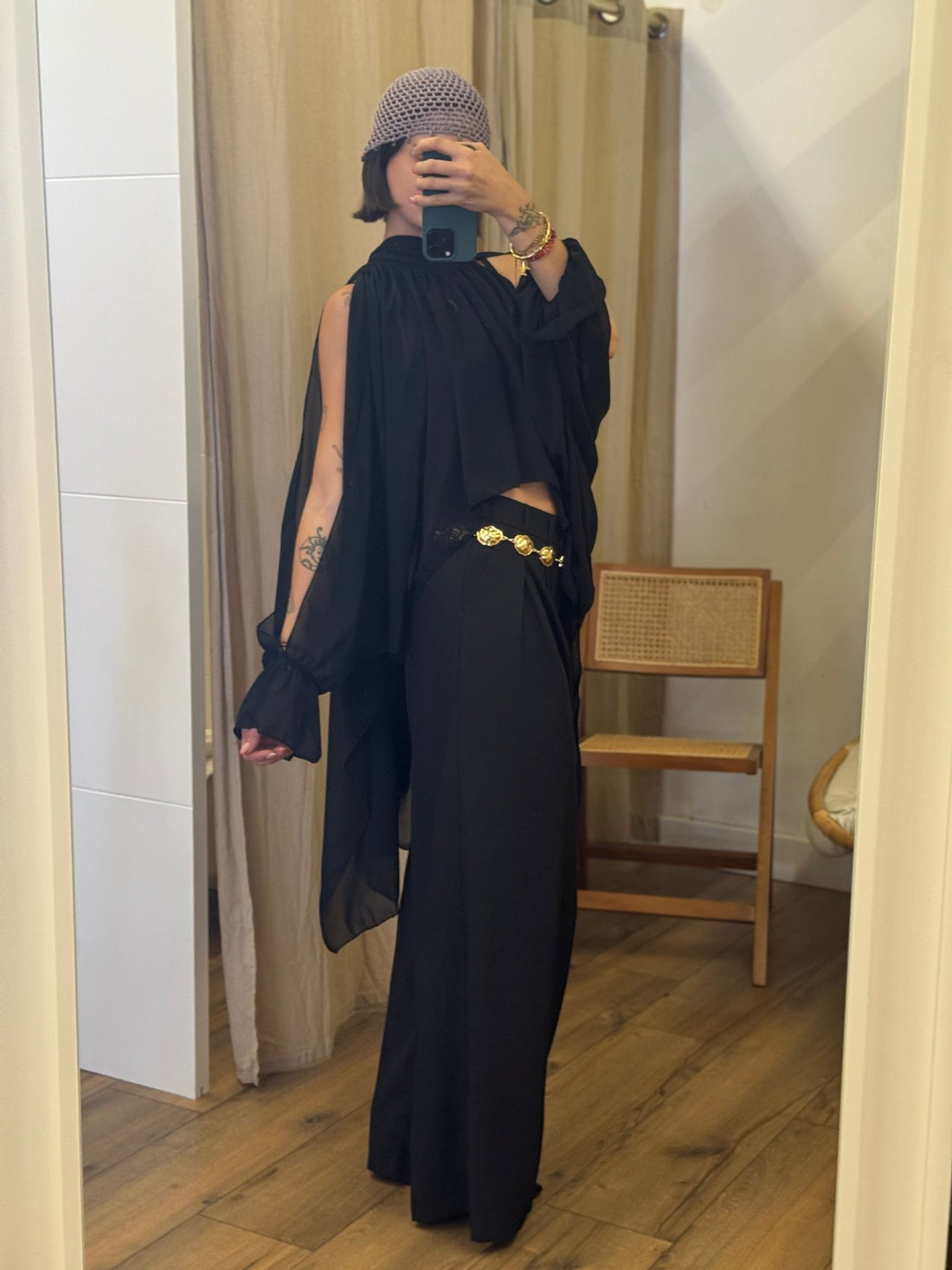 Pantalon Willo noir - Léone