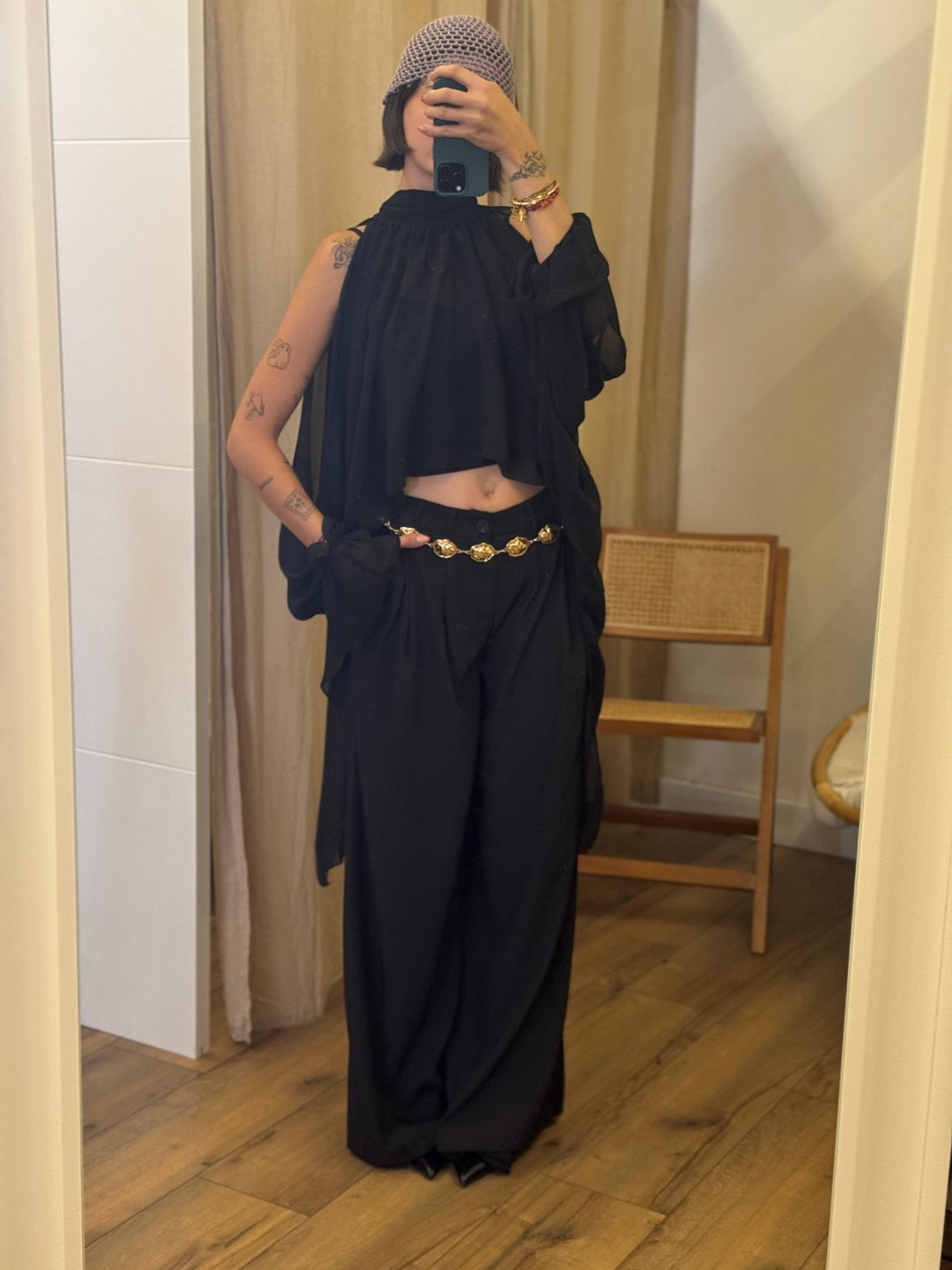 Pantalon Willo noir - Léone