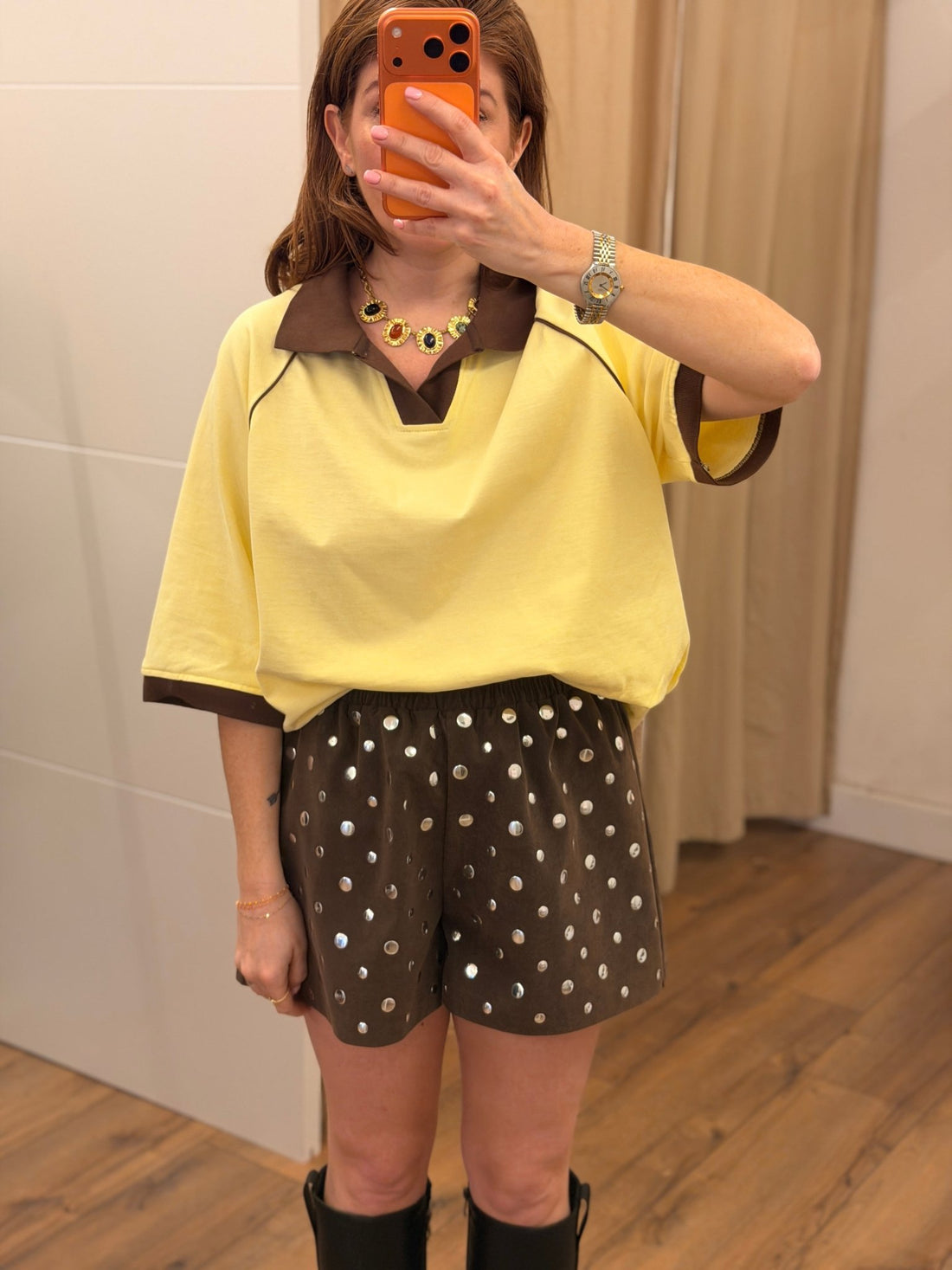 Polo Andrew jaune - Léone