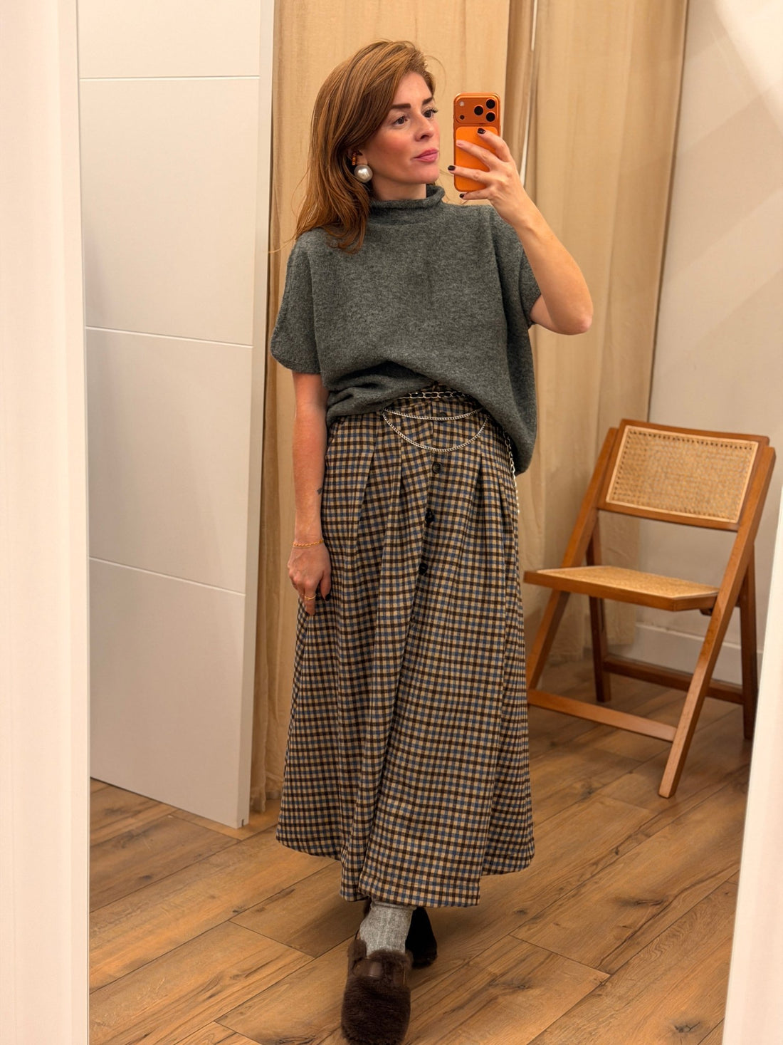 Pull Alwenn gris - Léone