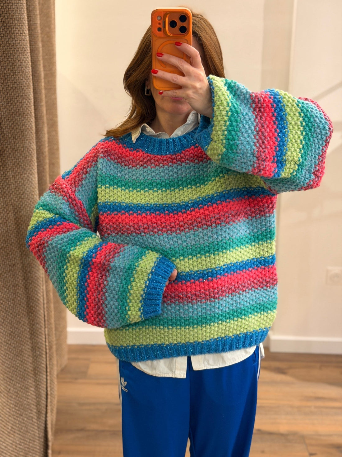 Pull amalia bleu - Léone