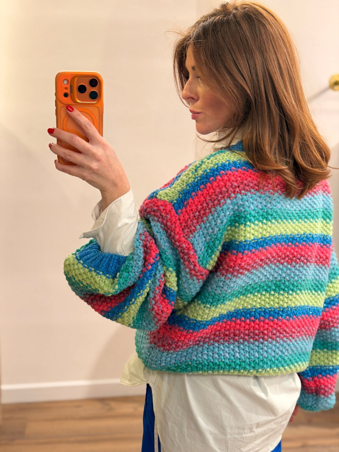 Pull amalia bleu - Léone