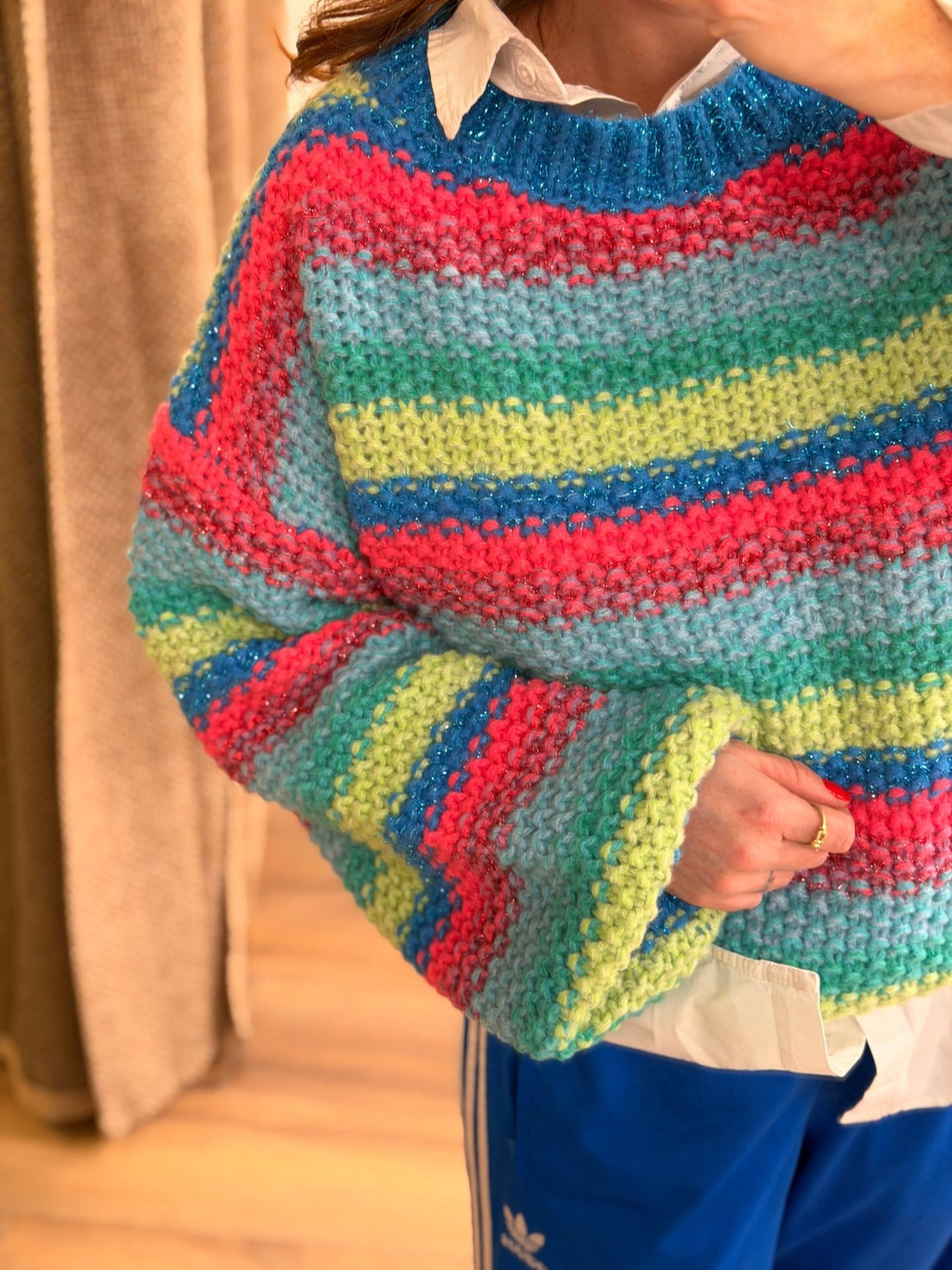 Pull amalia bleu - Léone