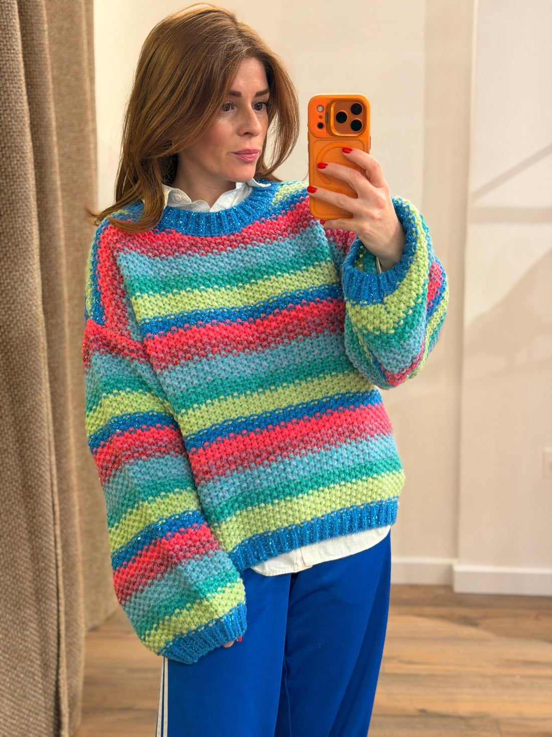 Pull amalia bleu - Léone