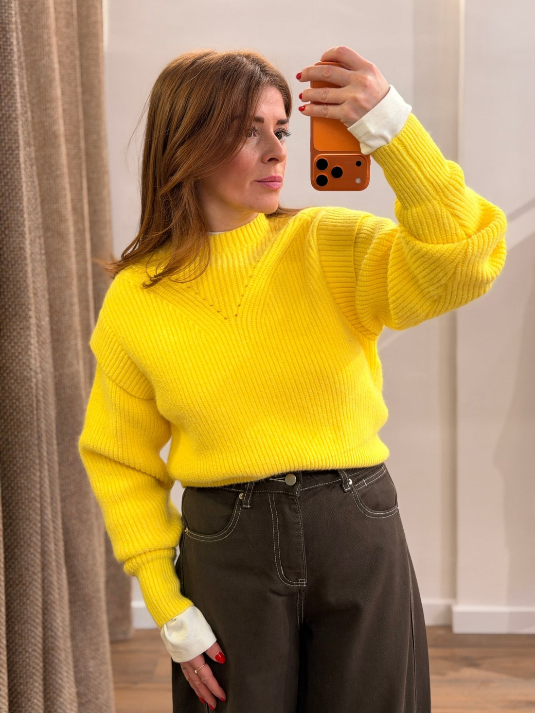 Pull belio jaune - Léone