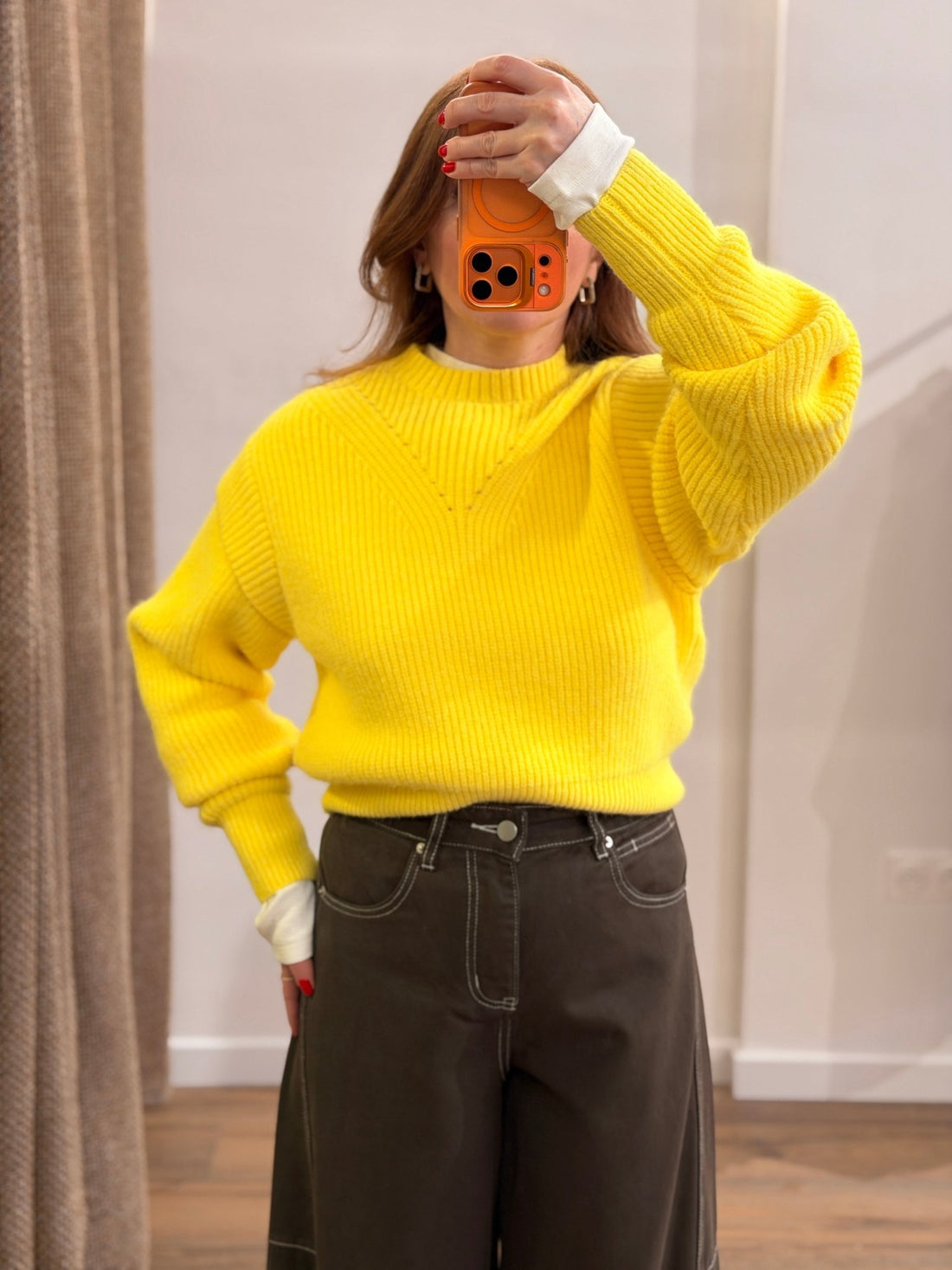 Pull belio jaune - Léone