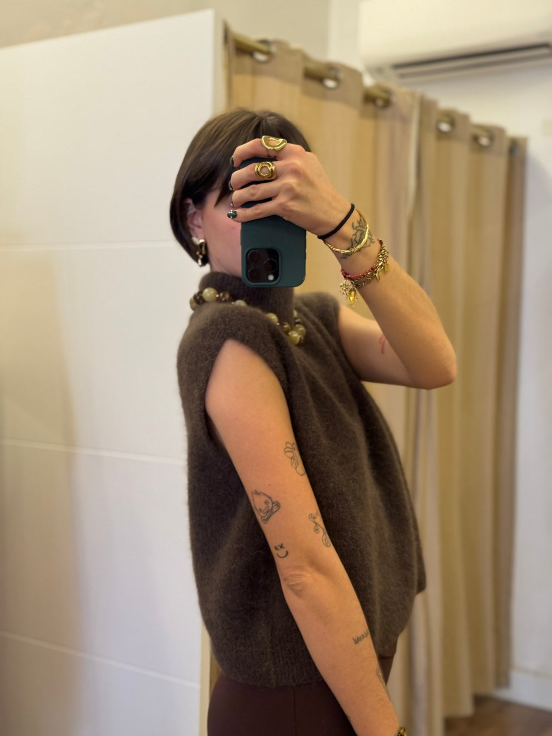 Pull Inga marron - Léone