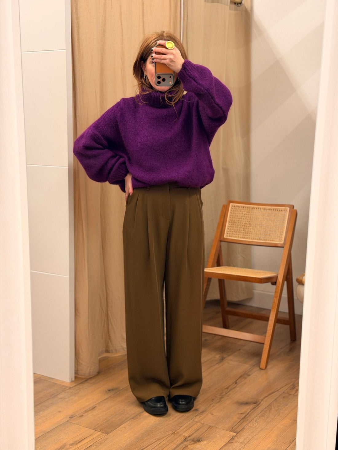 Pull Joriane violet - Léone