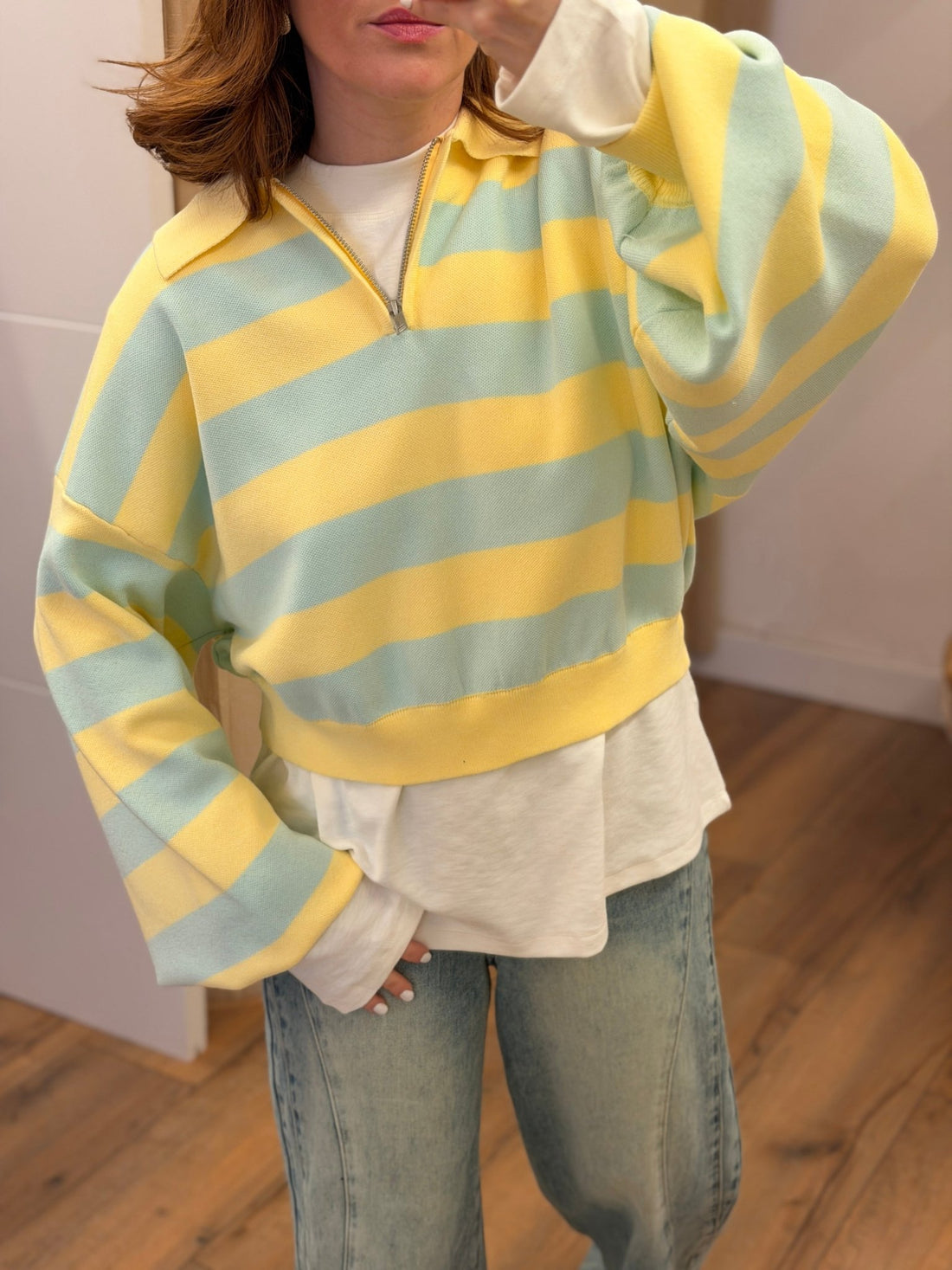 Pull Leria bis raye - Léone