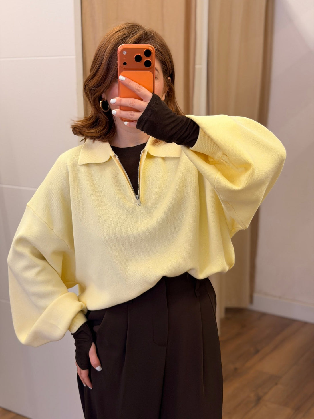 Pull Leria jaune - Léone