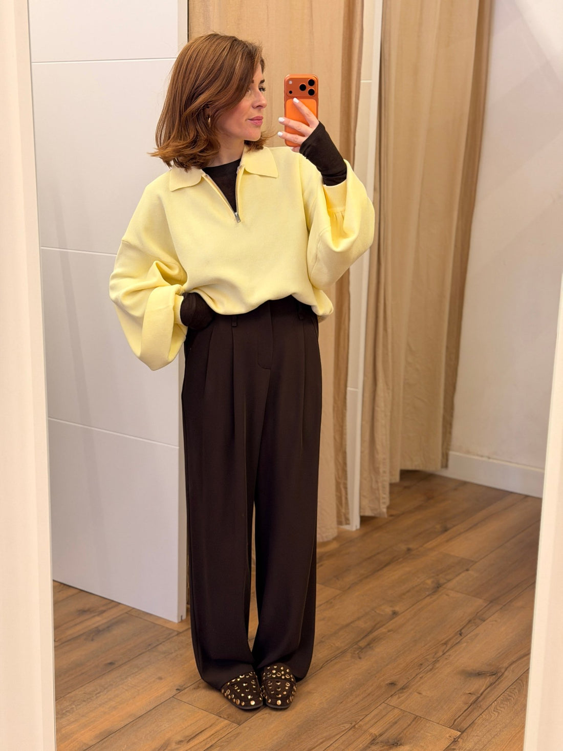 Pull Leria jaune - Léone