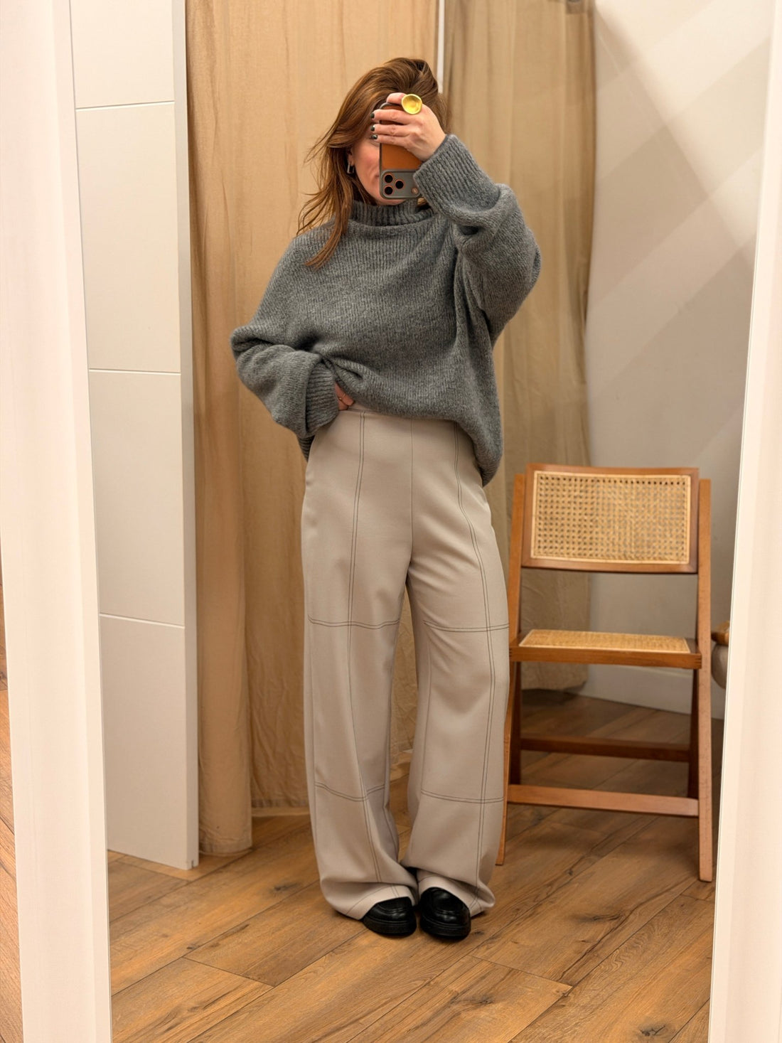 Pull Ondine gris - Léone