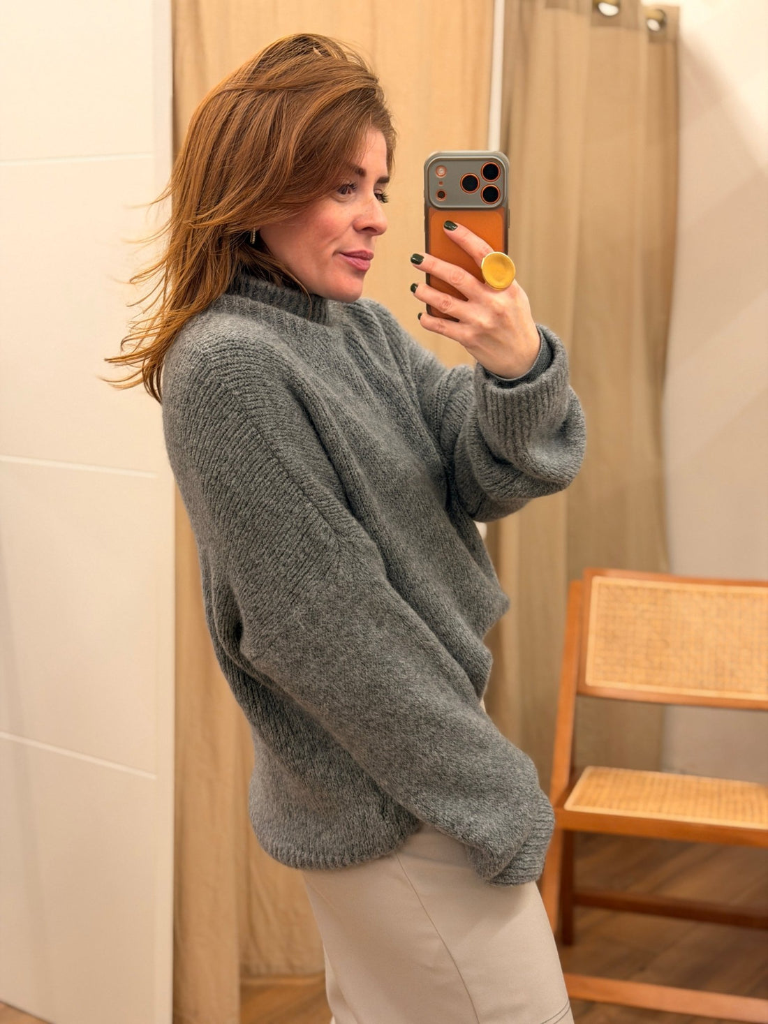 Pull Ondine gris - Léone