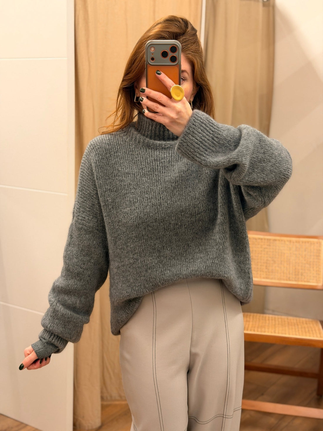 Pull Ondine gris - Léone