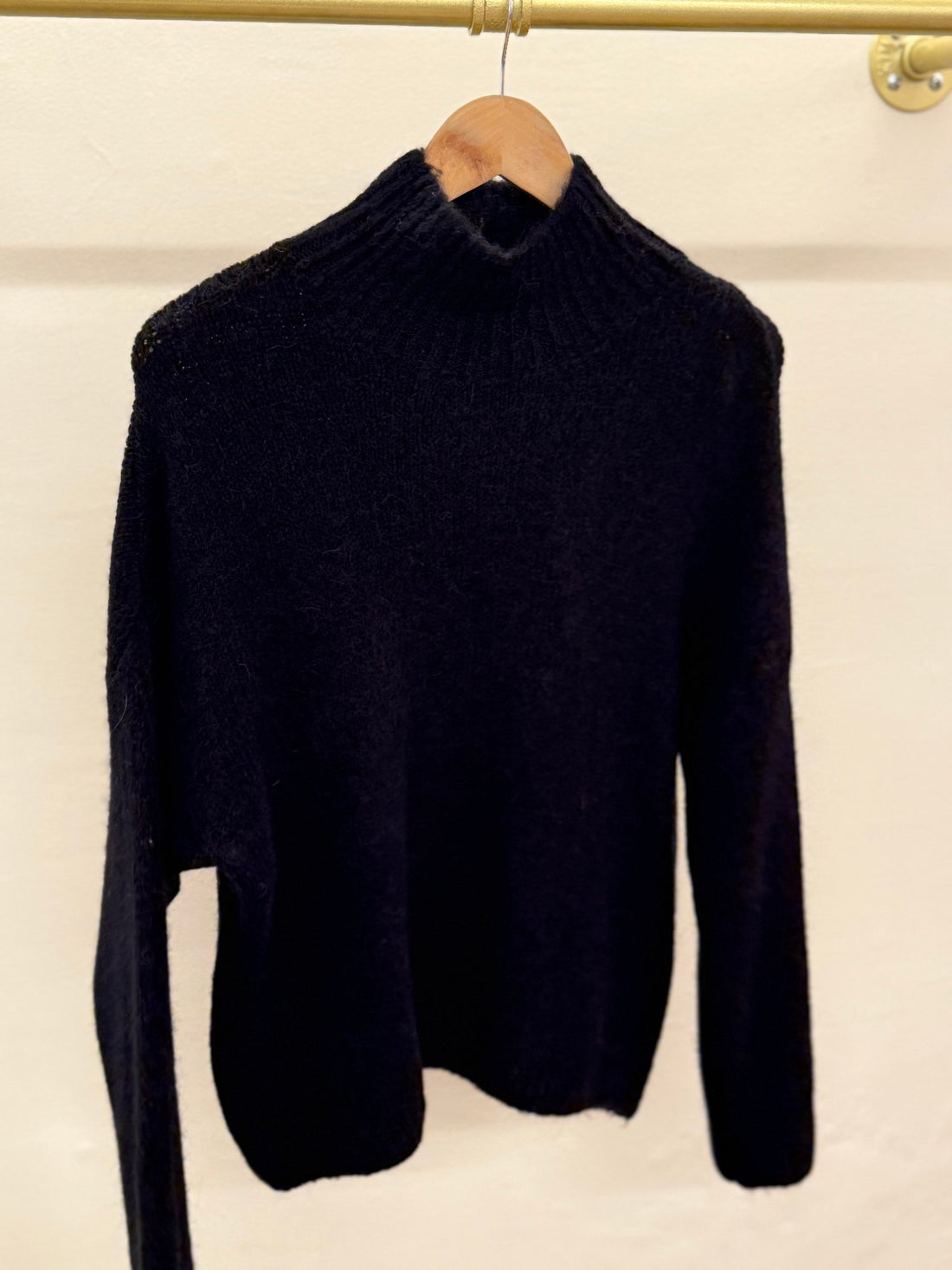 Pull ondine noir - Léone